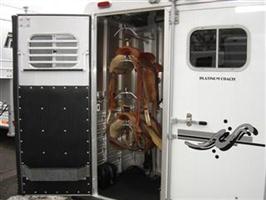 Our electric saddle rack can be made to fit almost any horse trailer.